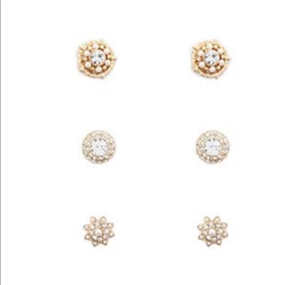 Trio Stud Earring Set